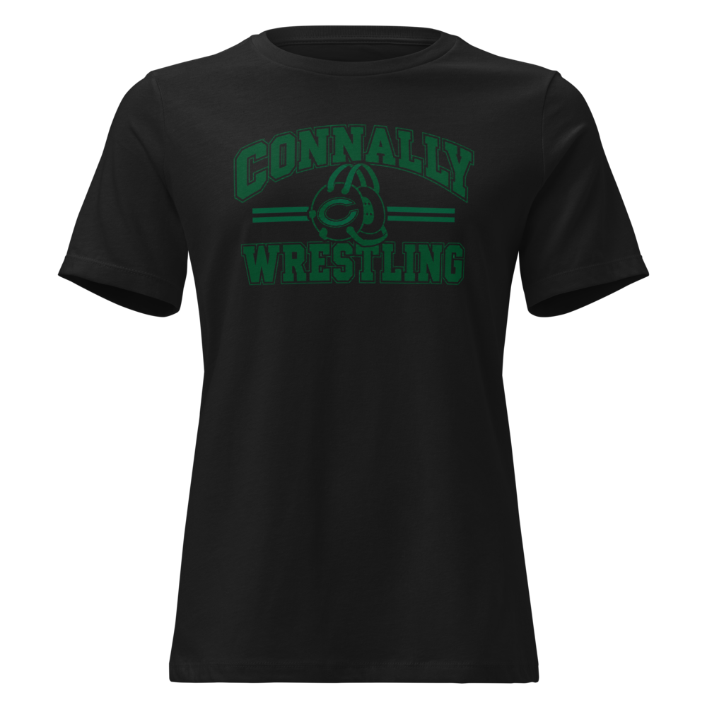 Connally Wrestling Blk Women's Relaxed T-Shirt