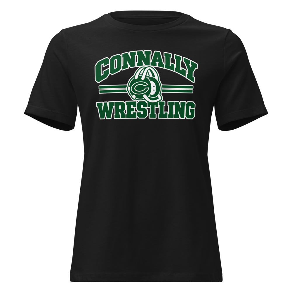 Pf Connally Wrestling - Women's Relaxed T-Shirt