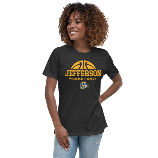 Jefferson Basketball Women's Relaxed T-Shirt