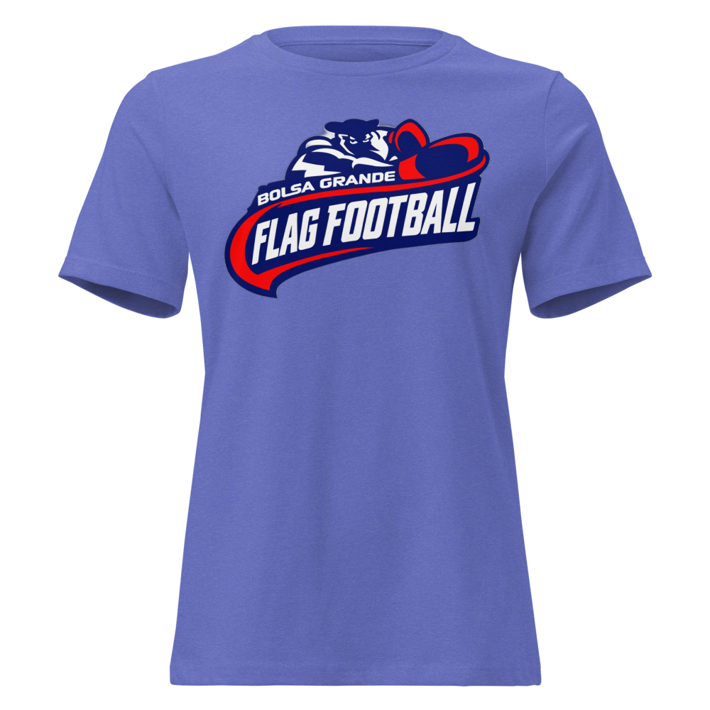 Bolsa Grande Flag Football Women's Relaxed T-Shirt