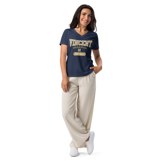 Vincent Memorial Football Women’s v-neck t-shirt