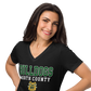 Women’s North County Bulldogs relaxed v-neck t-shirt