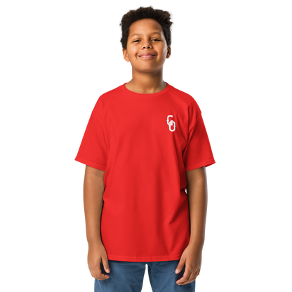 Youth GO Red Wave Tee