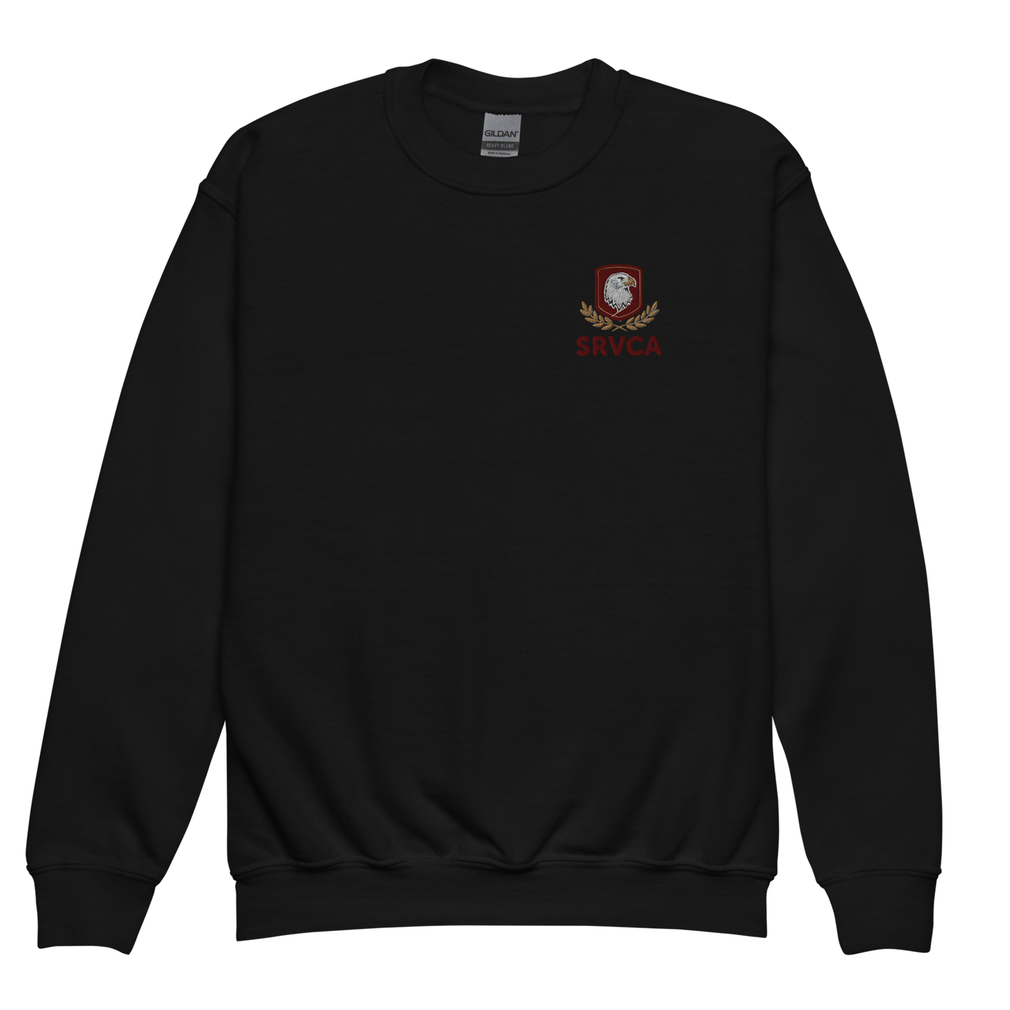 SRVCA Embroidered Youth crewneck sweatshirt *Uniform Approved