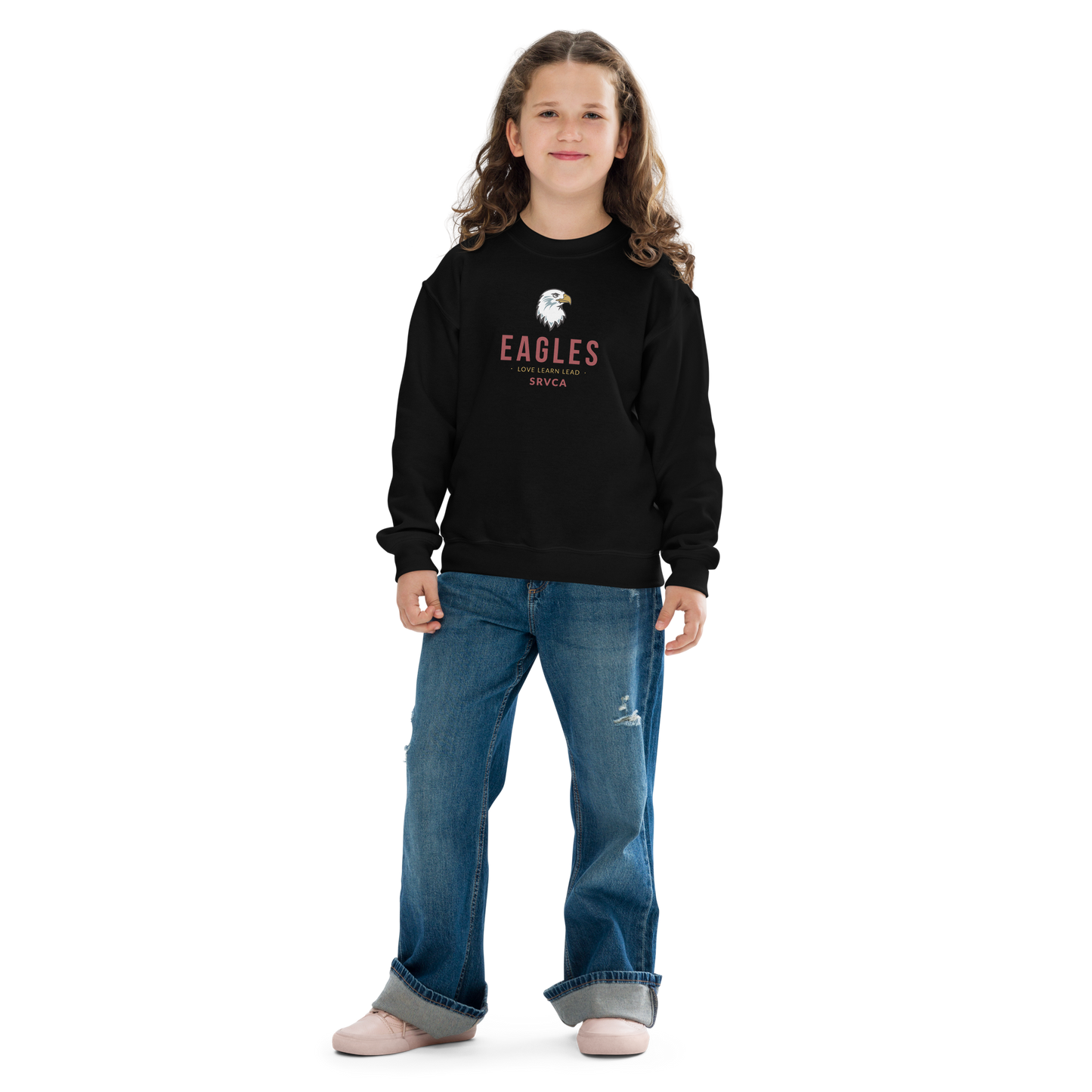 SRVCA Youth crewneck sweatshirt *Uniform Approved