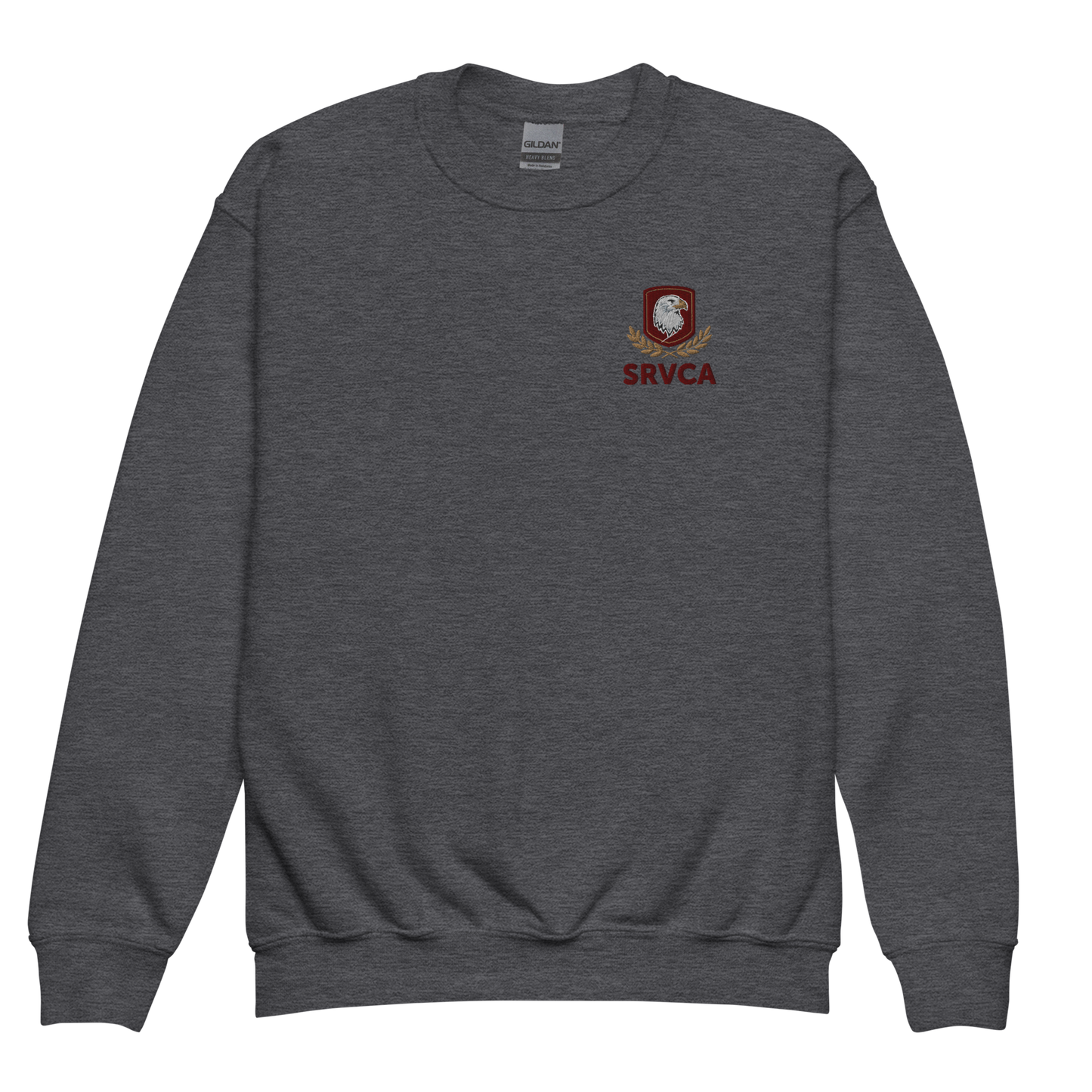 SRVCA Embroidered Youth crewneck sweatshirt *Uniform Approved