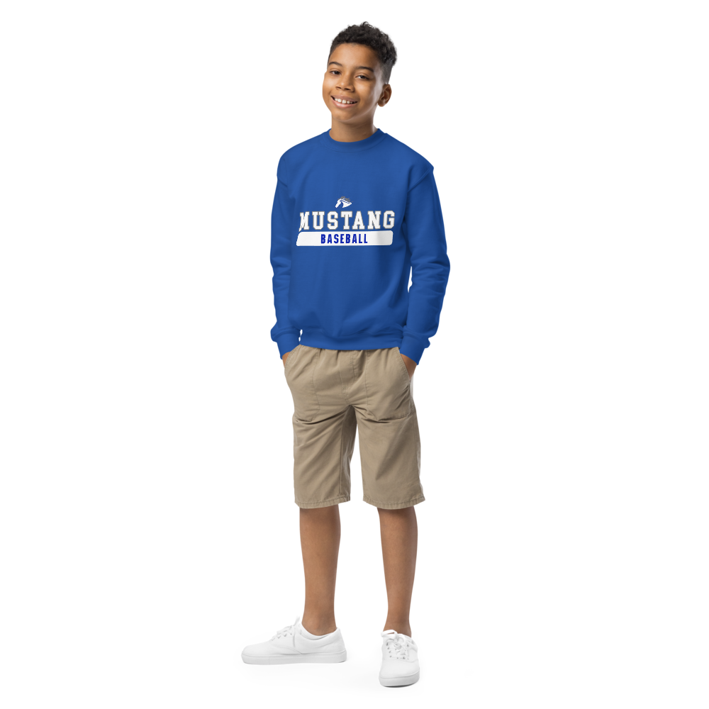 Mountain House Baseball Youth Crew Neck Sweatshirt