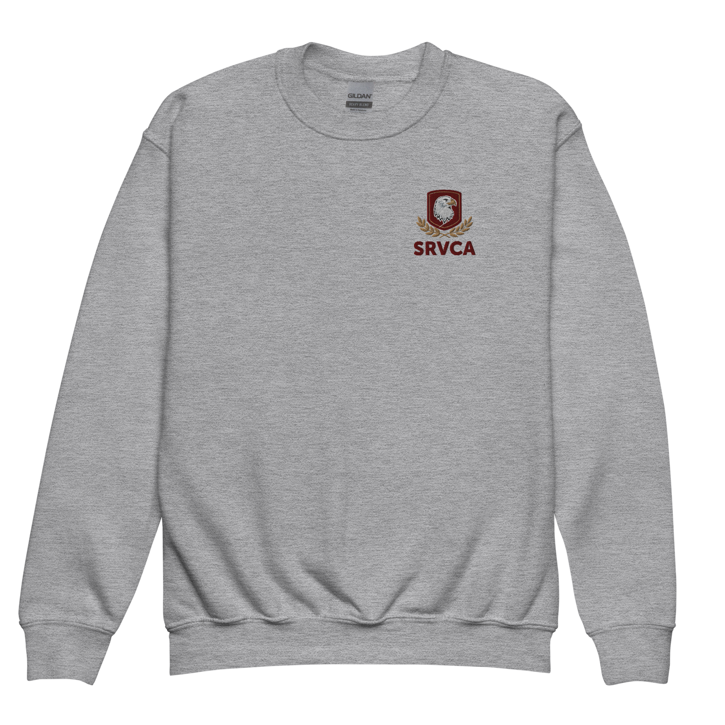 SRVCA Embroidered Youth crewneck sweatshirt *Uniform Approved