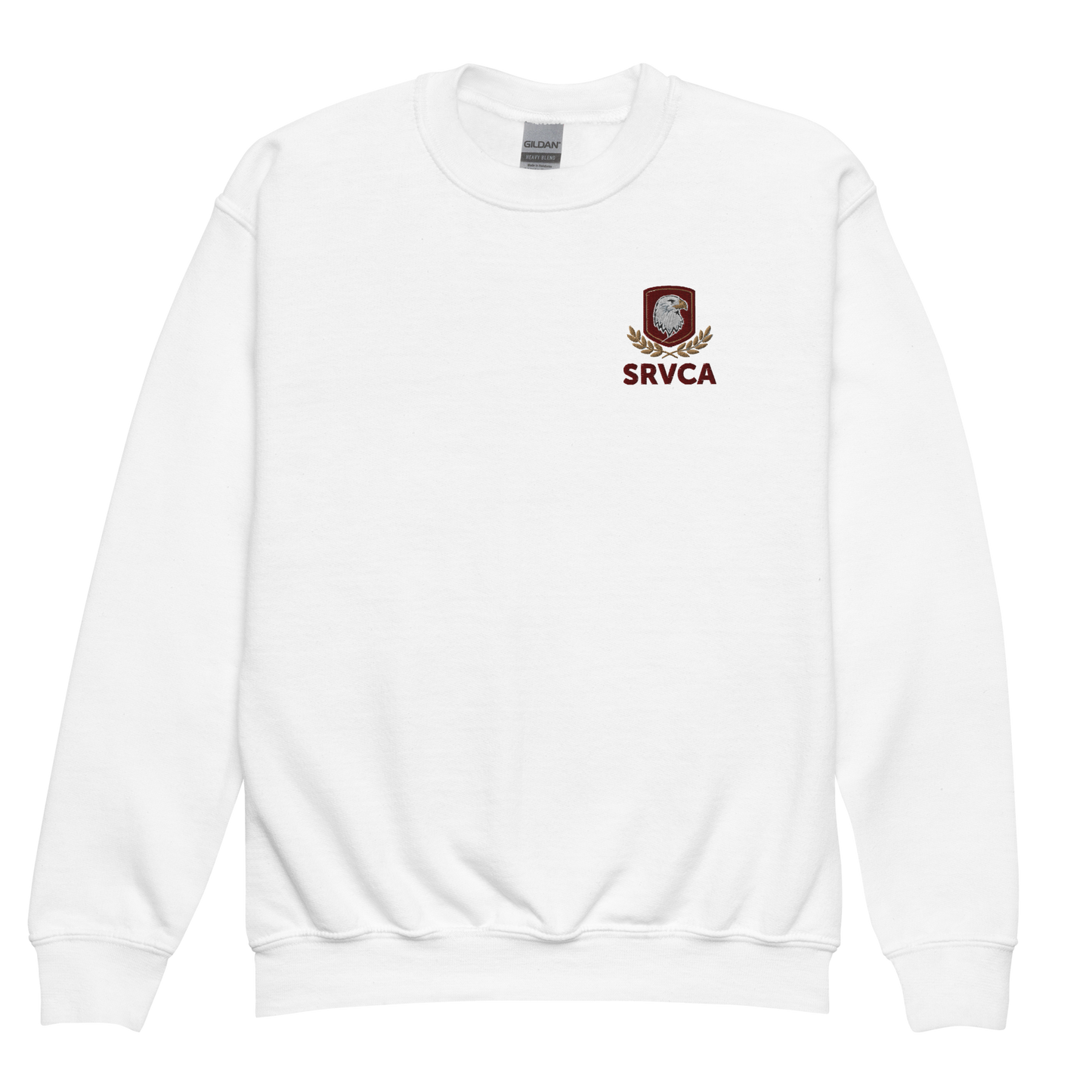 SRVCA Embroidered Youth crewneck sweatshirt *Uniform Approved