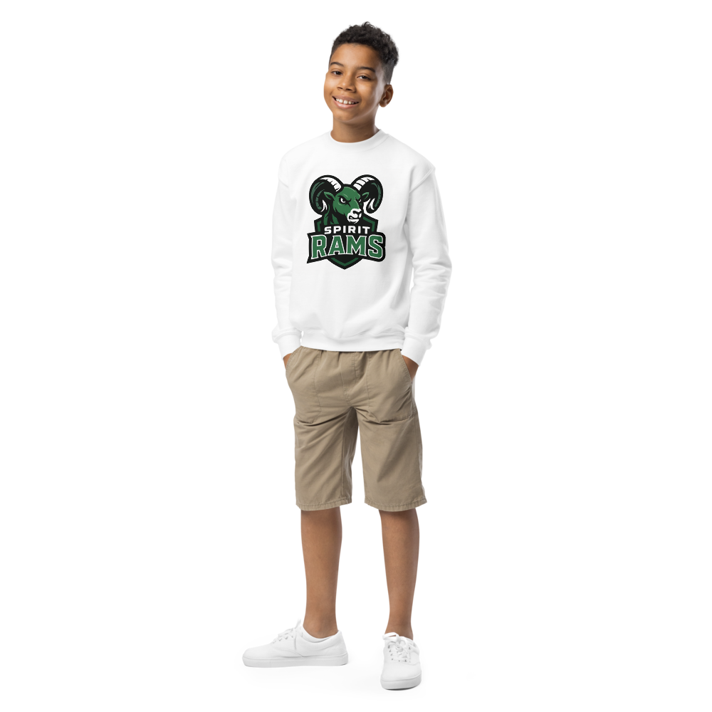 Spirit Rams - Youth Crew Neck Sweatshirt