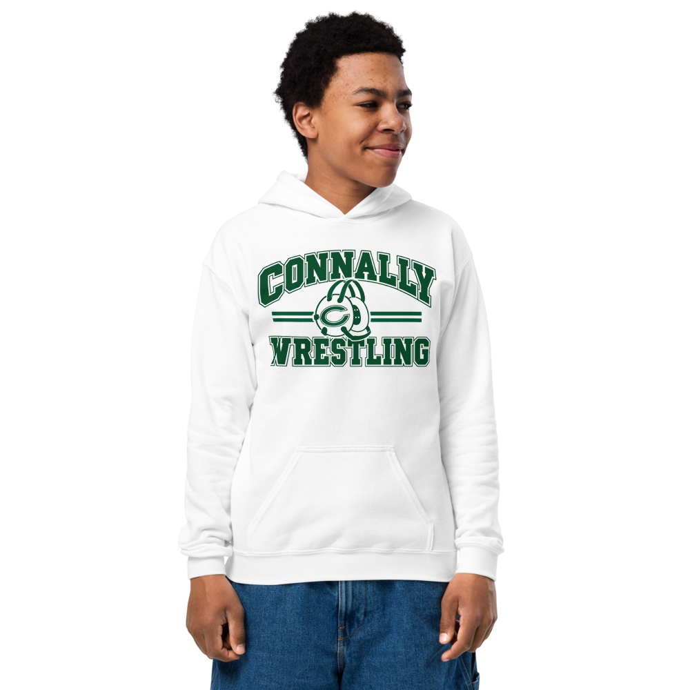 Connally Wrestling - Youth Heavy Blend Hoodie