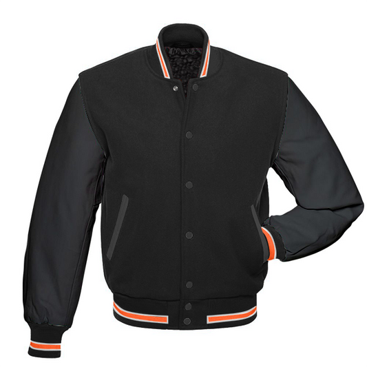 Best Orange High School Varsity Jacket