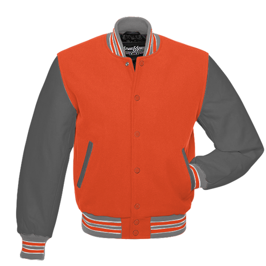 Best Orange Vista High School Varsity Jacket